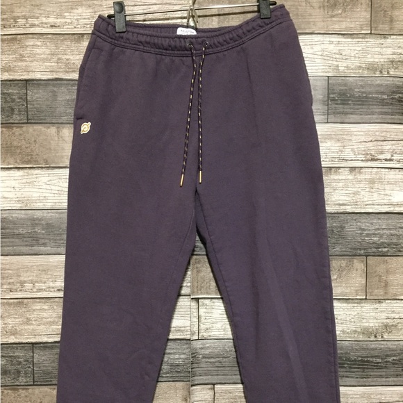 Peloton Joggers Sweatpants Men’s M Purple Tapered (Inseam 27) Read Desc - Picture 5 of 11